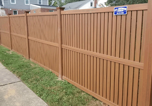 Northern VA Vinyl Fence Project